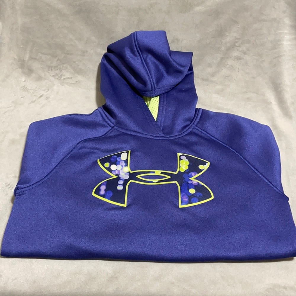 Under Armour purple pullover hoodie Size Youth Small